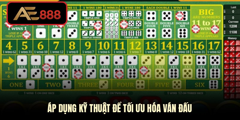 Áp dụng kỹ thuật để tối ưu hóa ván đấu