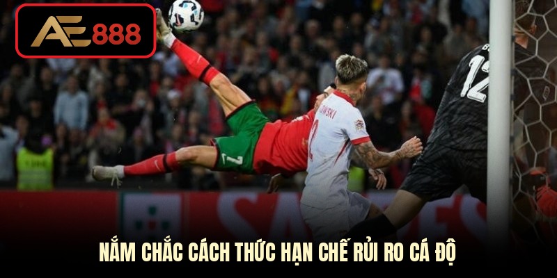 Nắm chắc cách thức hạn chế rủi ro cá độ